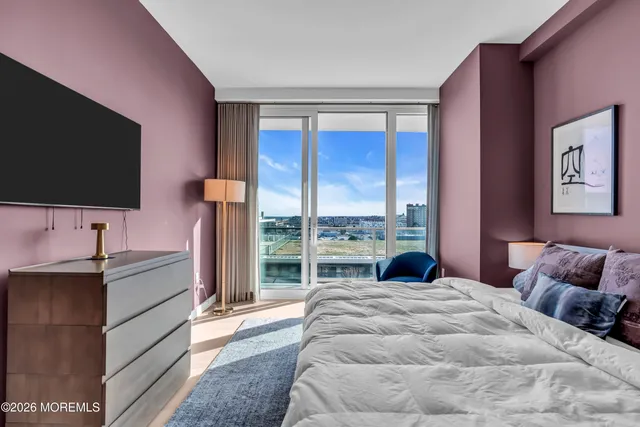 a bathroom with a double vanity sink and mirror