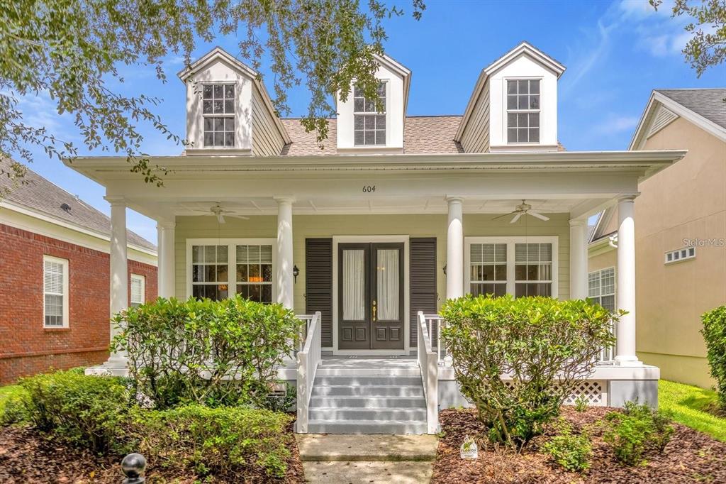 front view of the house