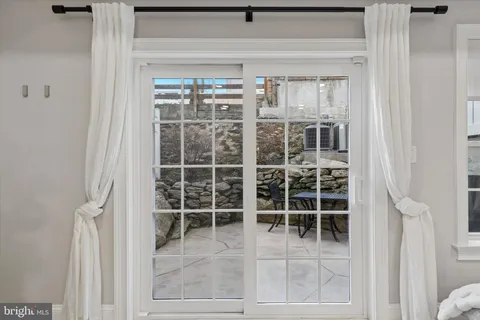 a view of front door