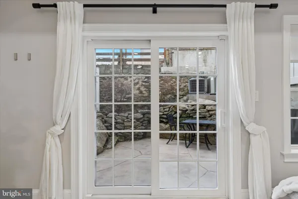 a view of front door