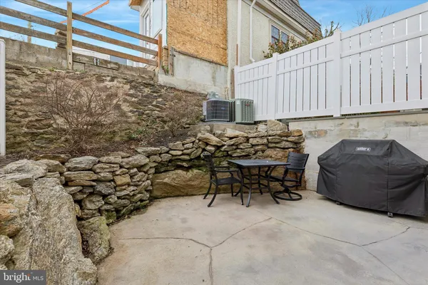 a view of outdoor seating space