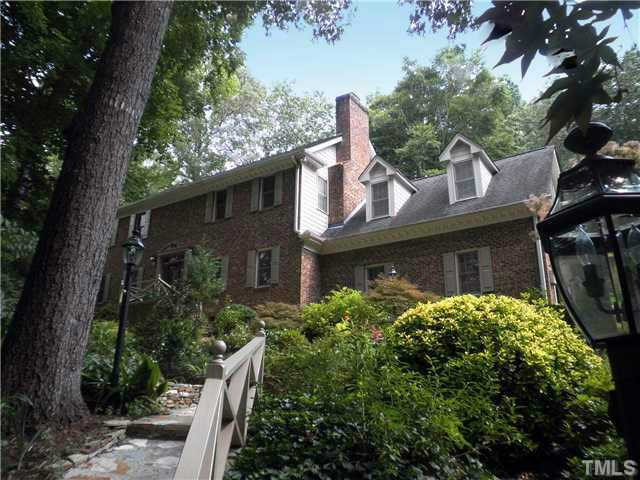 Beautiful brick front, hilltop home, in coveted Yorkshire Downs Exterior Front