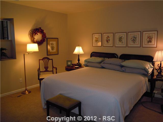1075 Bowstring Road Monument, CO 80132 - Photo 14 of 16 This guest room on the lower level has a private bath and is spacious.