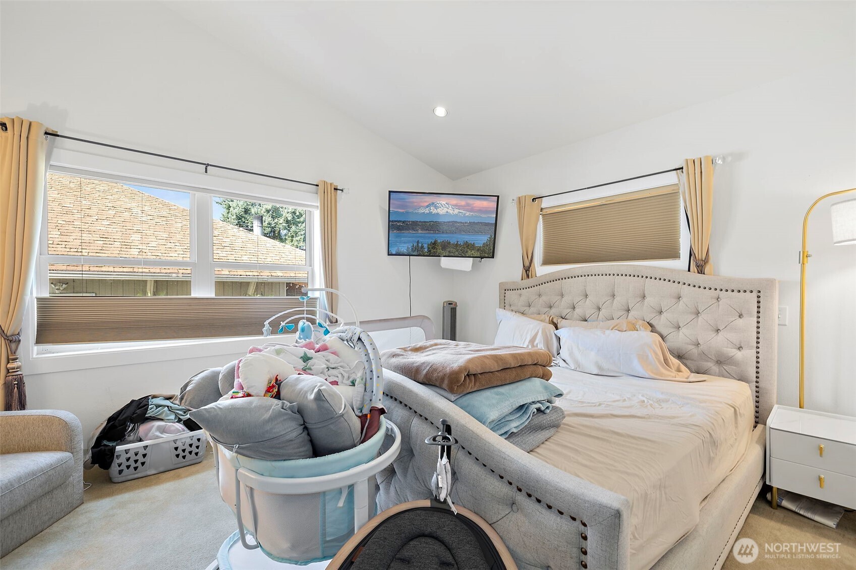 128 Northeast 125th Street Seattle, WA 98125 - Photo 21 of 39 a living room with furniture and a large window