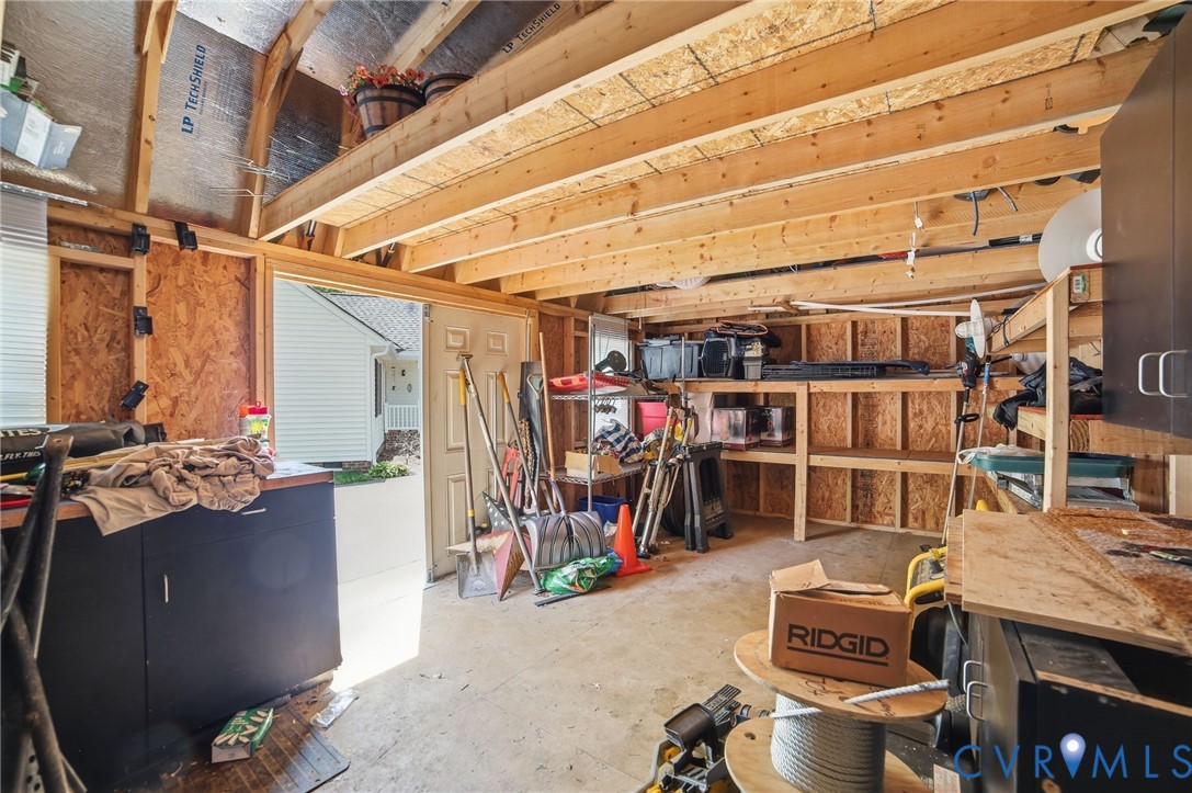 10068 Holly Road Mechanicsville, VA 23116 - Photo 28 of 52 Shed interior