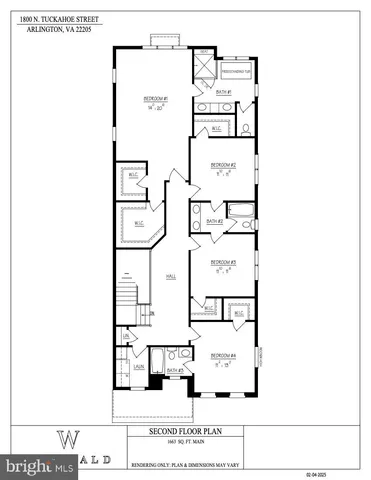 an aerial view of a house with swimming pool and garden