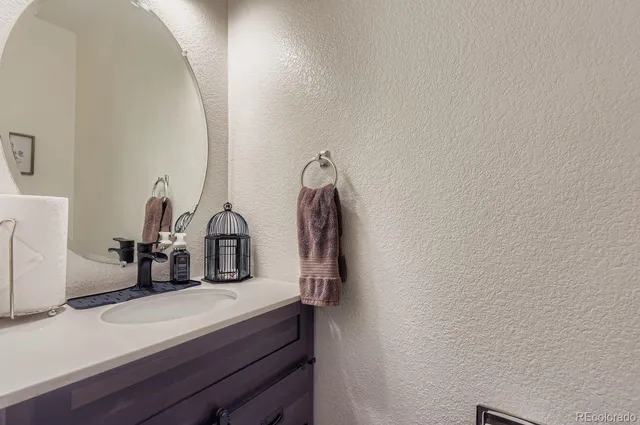 a close view of two sink