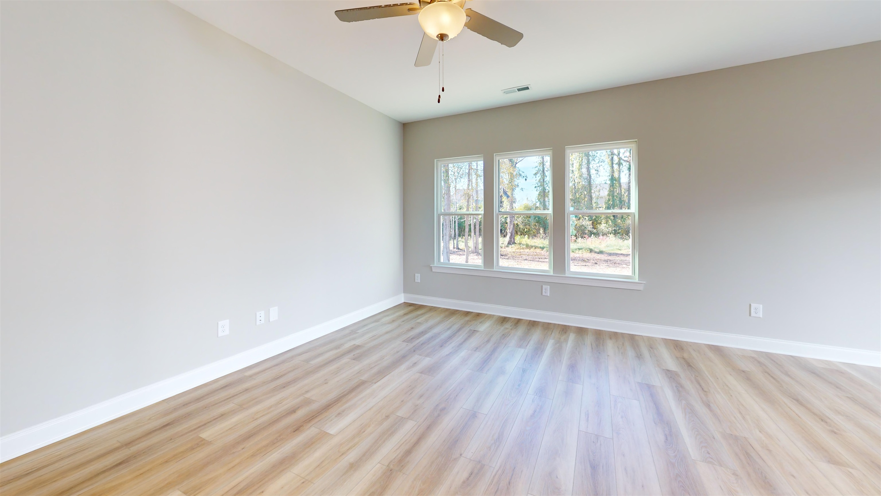 1032 Moen Loop, Unit LOT 9 Conway, SC 29526 - Photo 14 of 36 Spare room with light wood-style flooring and ceiling fan