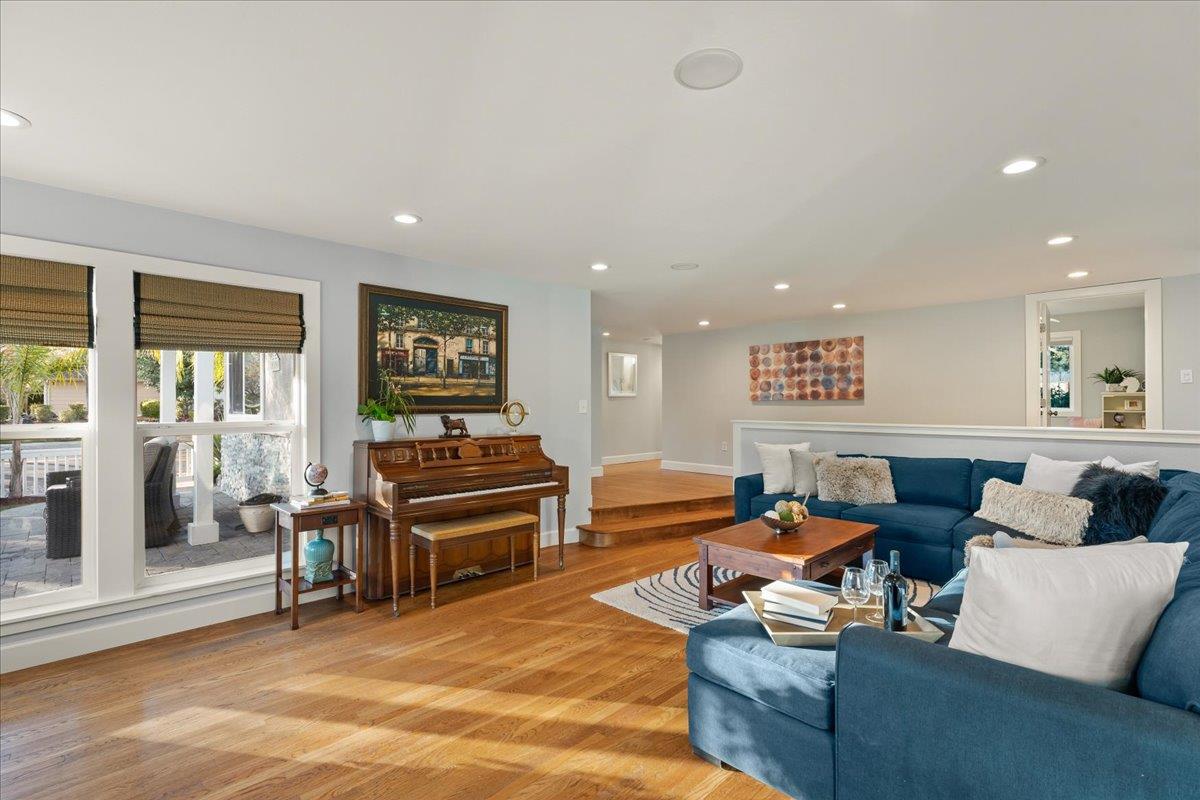 159 Anne Way Los Gatos, CA 95032 - Photo 11 of 50 a living room with furniture and a flat screen tv