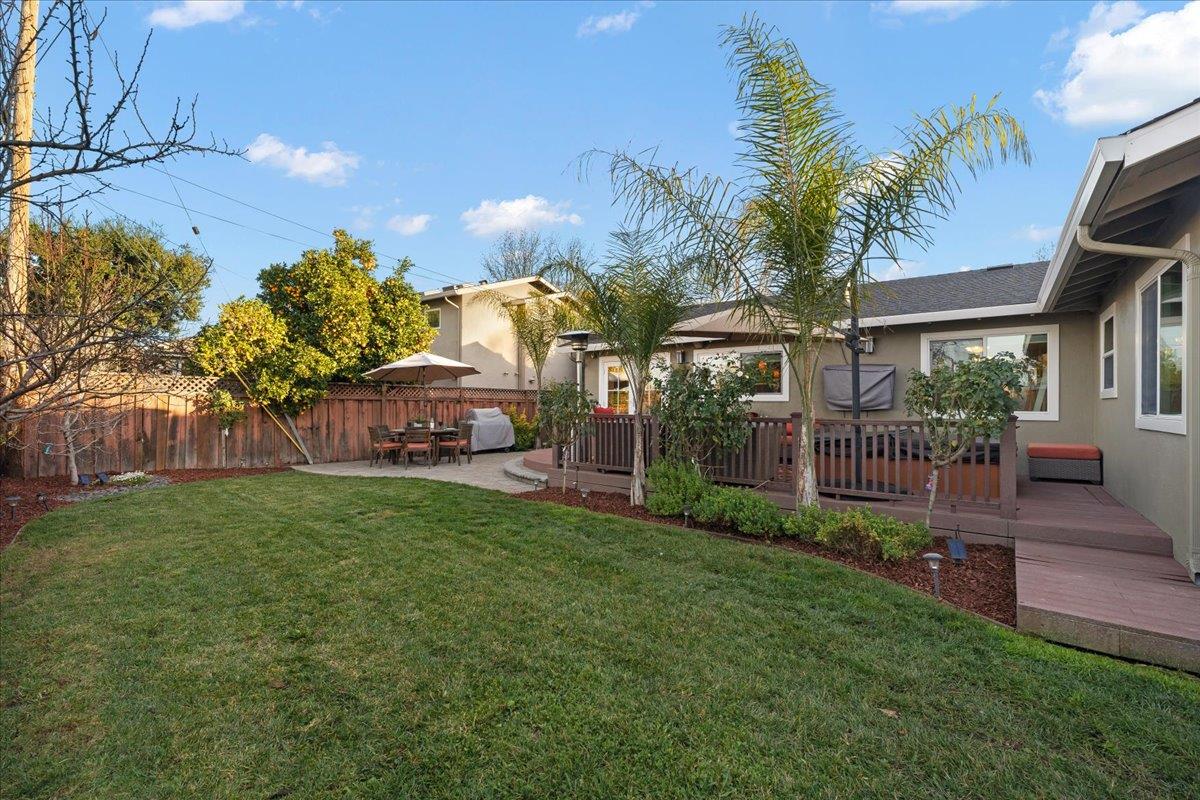 159 Anne Way Los Gatos, CA 95032 - Photo 27 of 50 a view of a house with a yard
