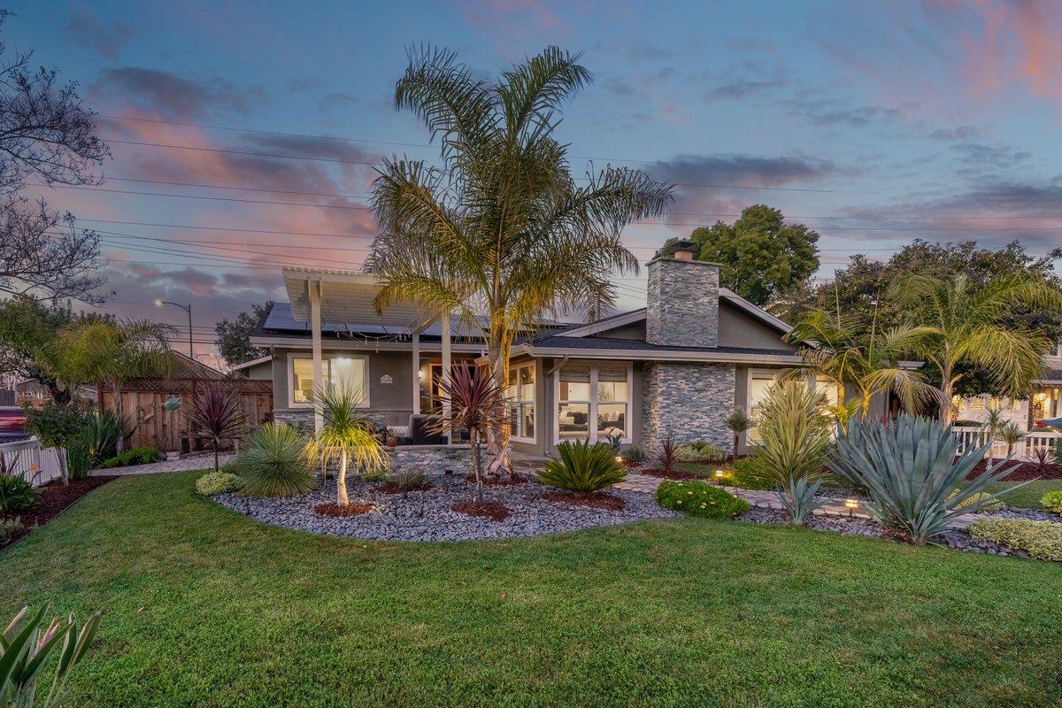 159 Anne Way Los Gatos, CA 95032 - Photo 3 of 50 a view of a house with a garden
