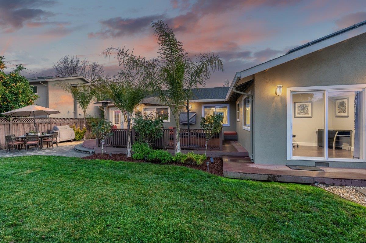 159 Anne Way Los Gatos, CA 95032 - Photo 45 of 50 a view of a house with a yard porch and sitting area