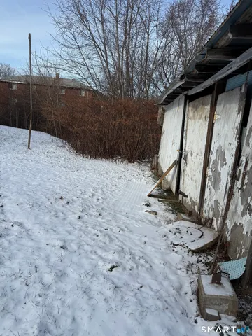 a view of wooden fence