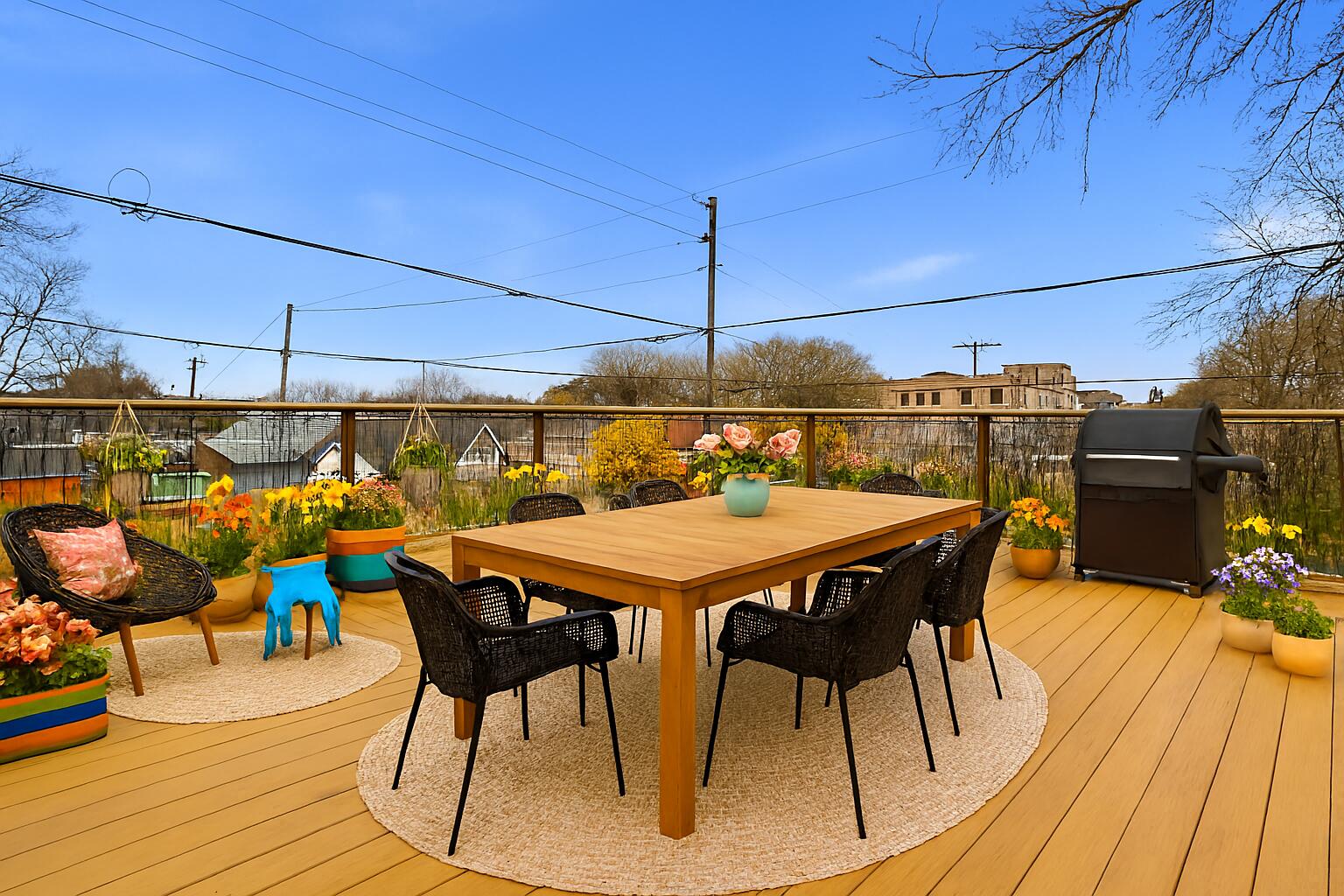 2597 South Austin Street Milwaukee, WI 53207 - Photo 41 of 51 AI staged deck