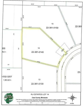 $69,900 | Tbd Lot 14 Tbd Lane Southwest, Pequot Lakes, MN 56472