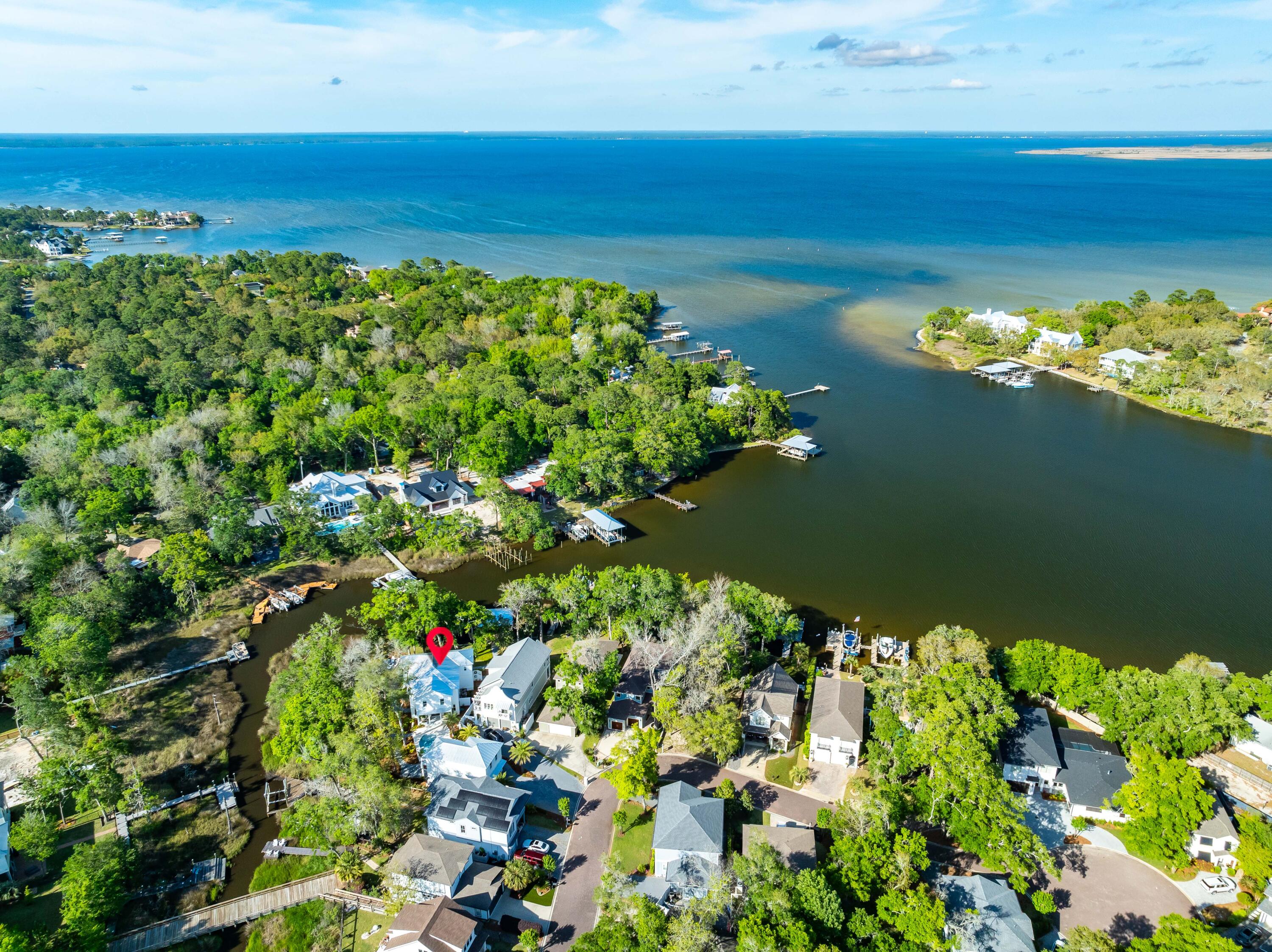 85 Beacon Point Drive Santa Rosa Beach, FL 32459 - Photo 14 of 81 85 Beacon Pointe Aerial Marked-3