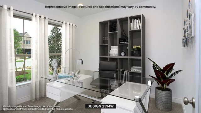 a living room with furniture a window and potted plants
