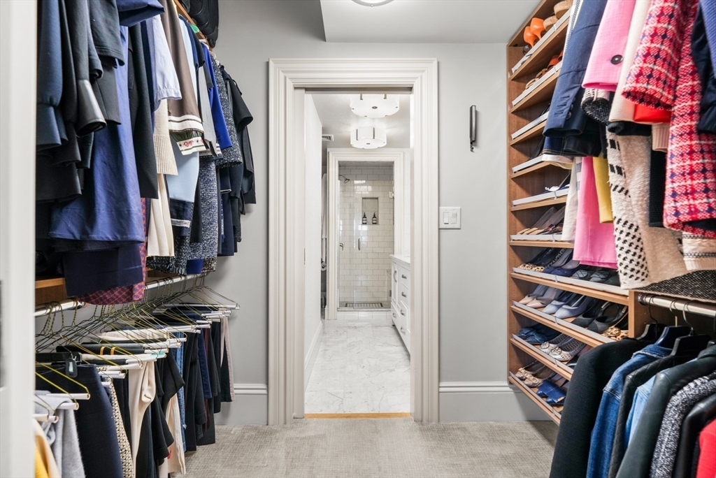 22 Rutland Square, Unit 2 Boston, MA 02118 - Photo 24 of 42 a view of walk in closet with clothes and shoes