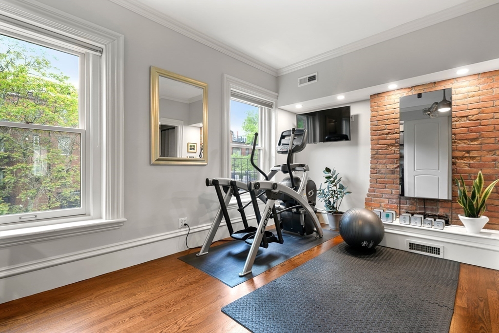 22 Rutland Square, Unit 2 Boston, MA 02118 - Photo 25 of 42 a view of a livingroom with workspace and a window