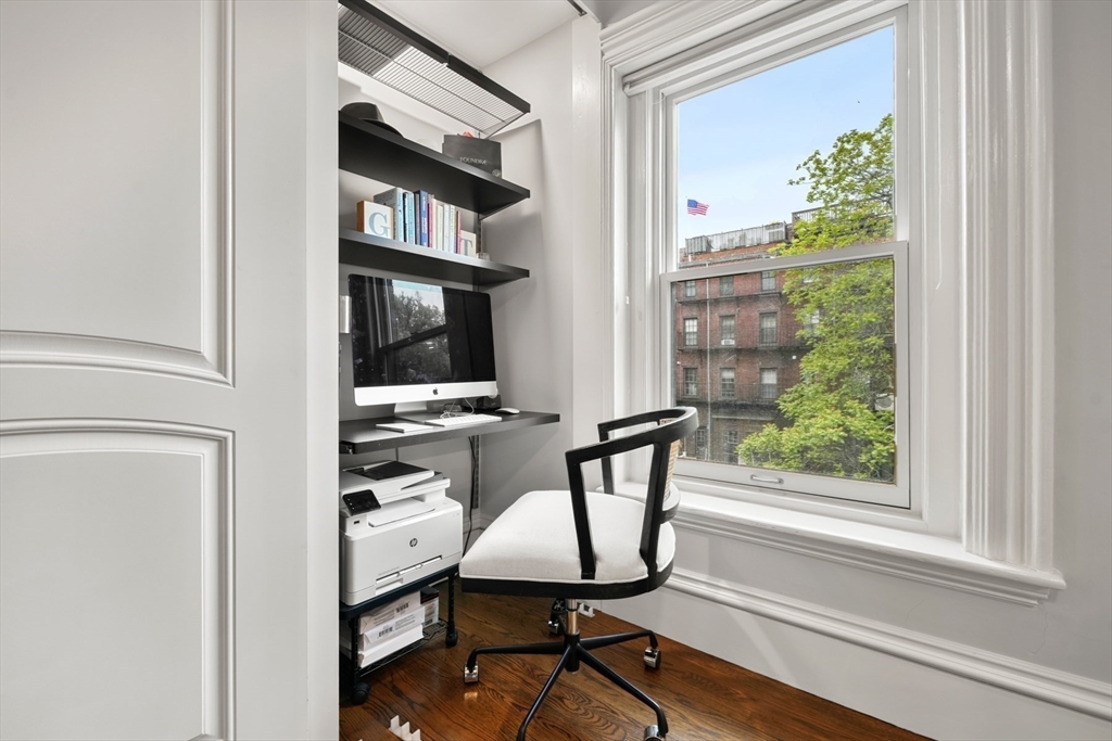 22 Rutland Square, Unit 2 Boston, MA 02118 - Photo 26 of 42 a view of a workspace with furniture and a window