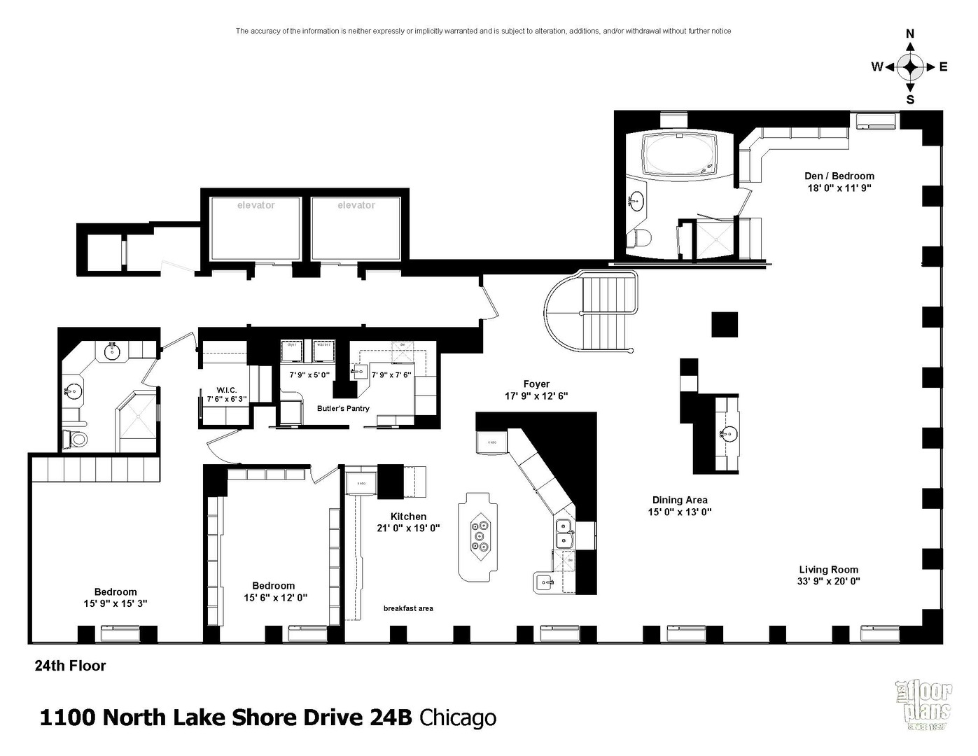 1100 North Lake Shore Drive, Unit 24B Chicago, IL 60611 - Photo 25 of 26