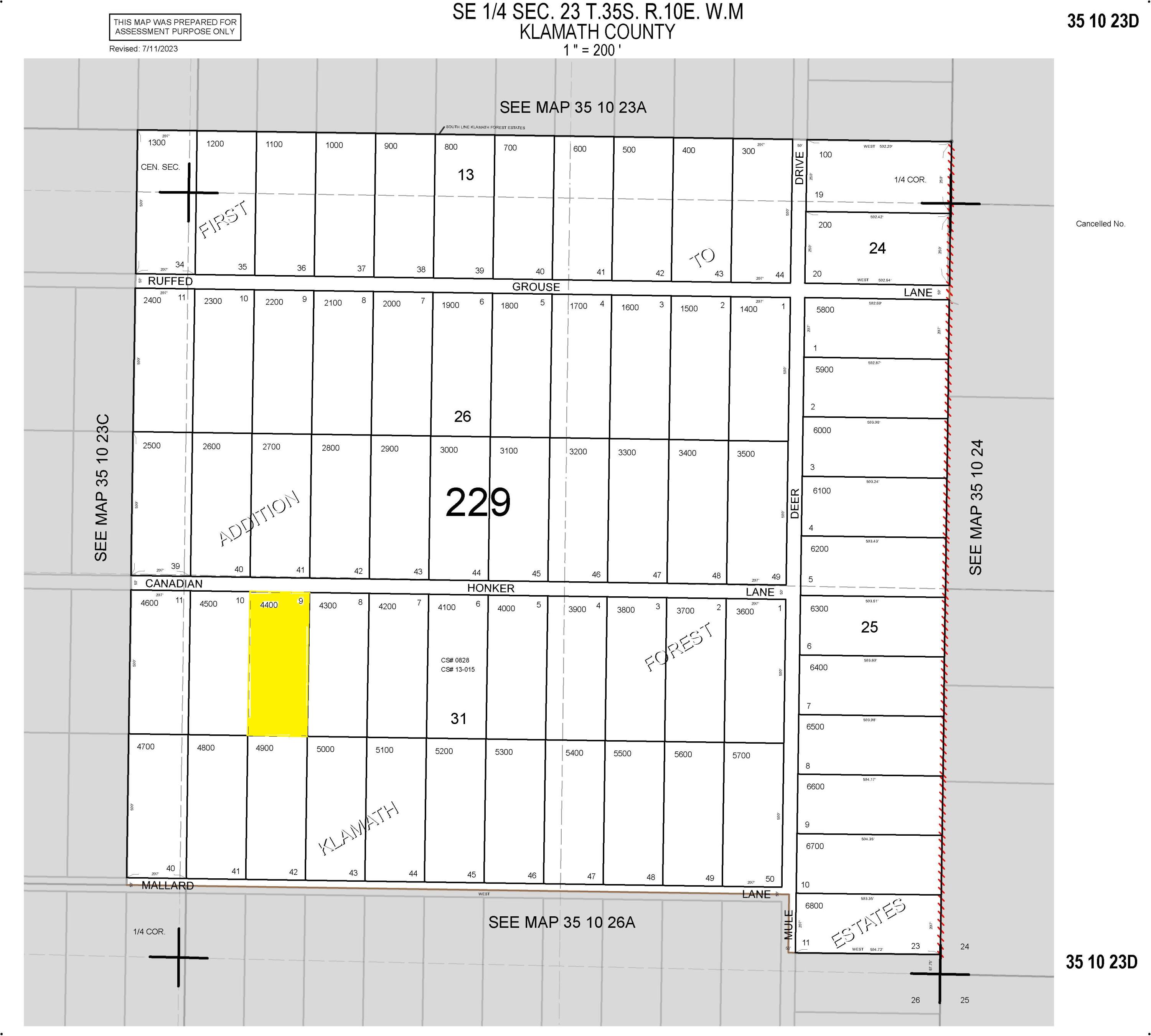 0 Canadian Honker Lane, Unit 9 Chiloquin, OR 97624 - Photo 11 of 11 Plat Map