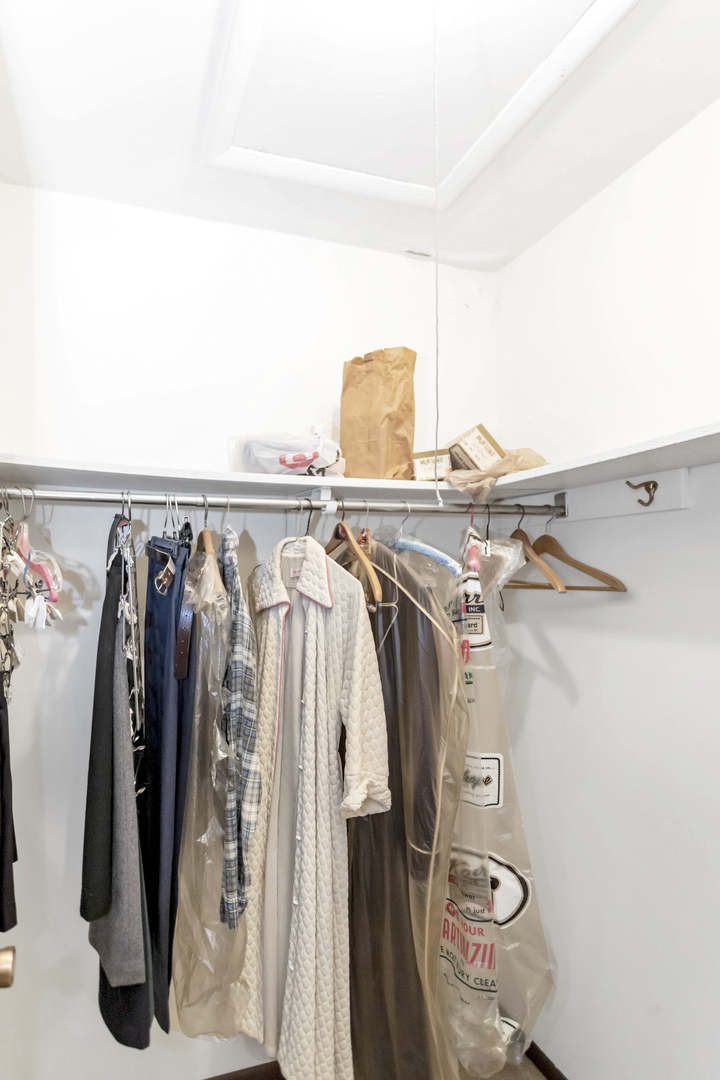 1155 Leicester Court Wheaton, IL 60189 - Photo 21 of 30 a view of walk in closet with clothes and shoes