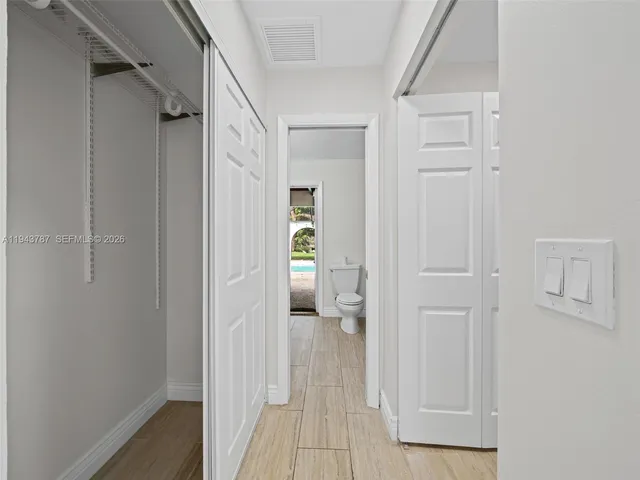 a view of an empty room