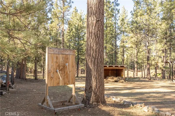 a view of outdoor space with seating