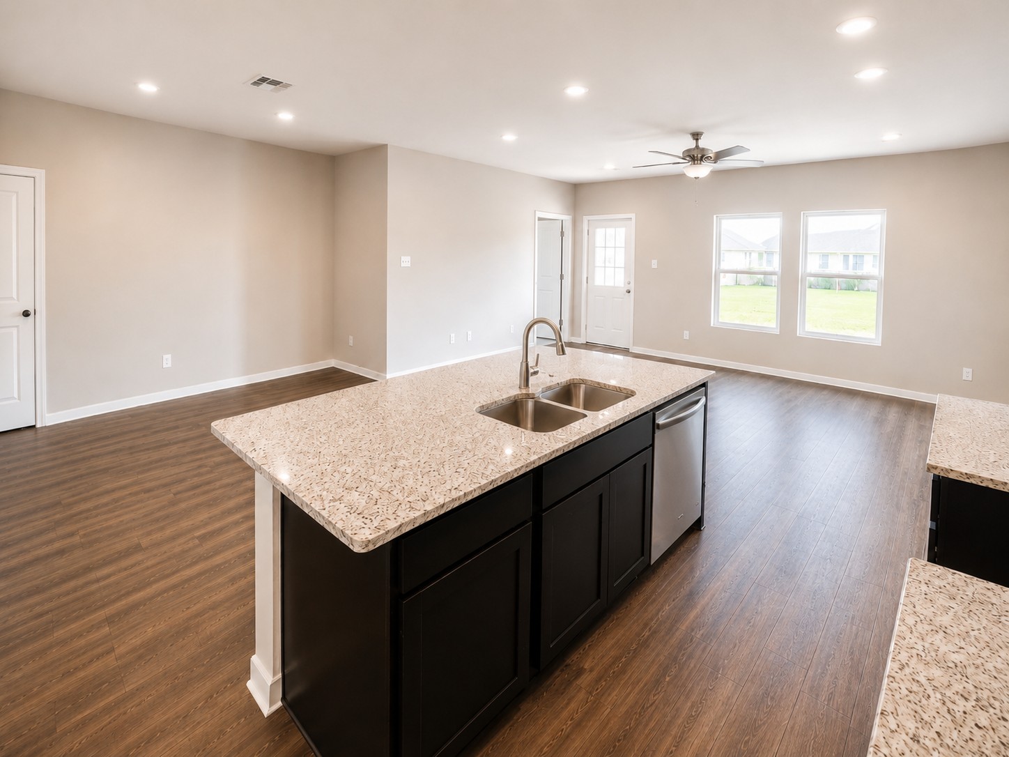 160 Wind Hill Jarrell, TX 76537 - Photo 5 of 17 From Kitchen to Family Room & Casual Dining
