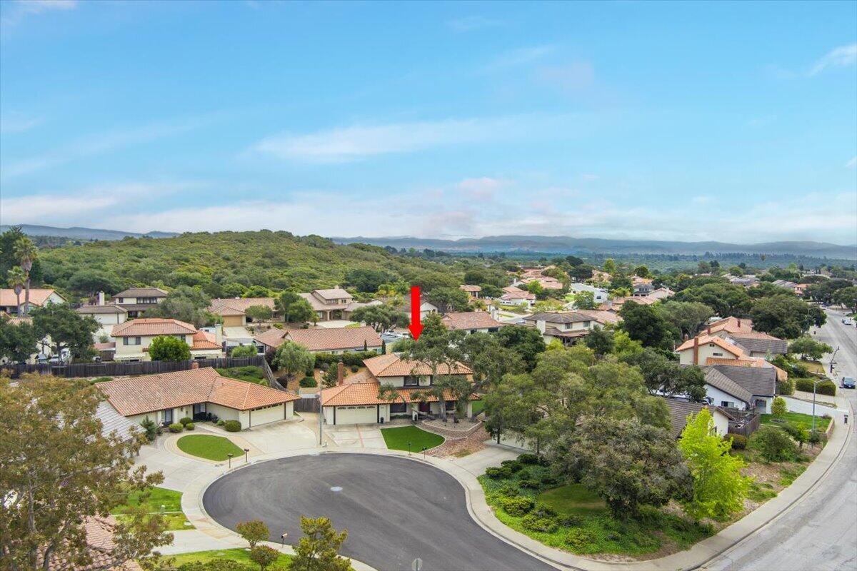4603 Falcon Drive Lompoc, CA 93436 - Photo 3 of 45 an aerial view of a house with swimming pool and lake view