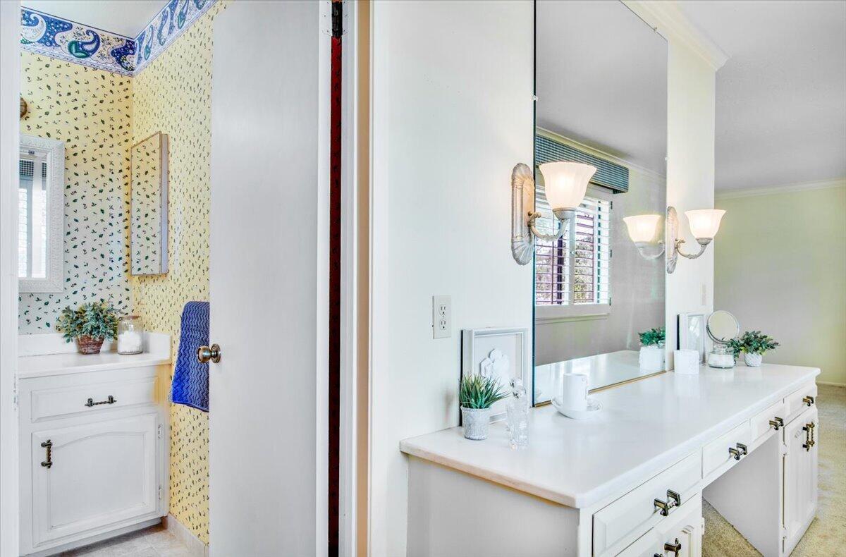 4603 Falcon Drive Lompoc, CA 93436 - Photo 34 of 45 a bathroom with a sink vanity and a mirror