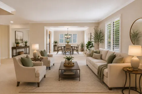 a view of livingroom with natural light