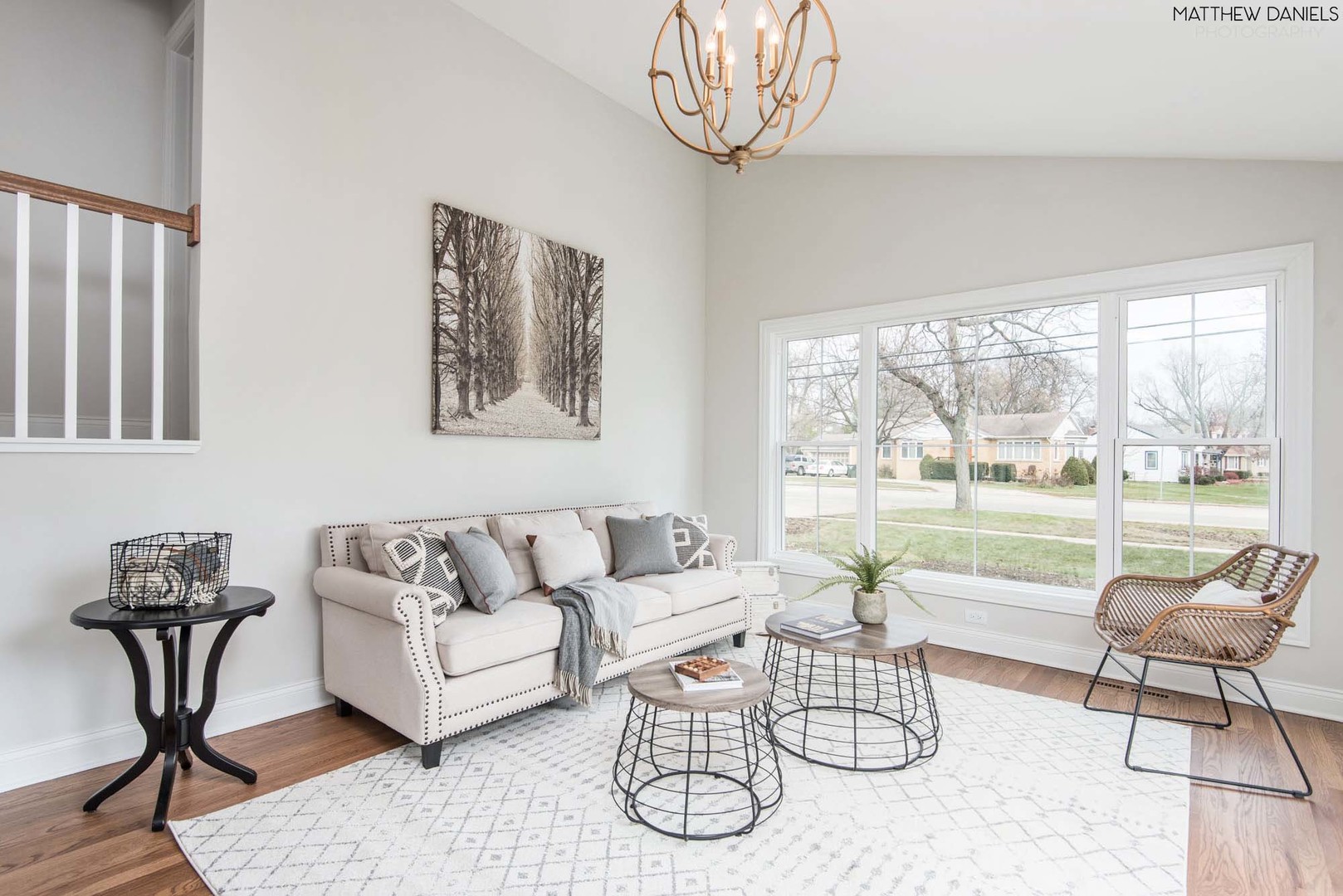426 Shermer Road Glenview, IL 60025 - Photo 7 of 52 a living room with furniture and a large window