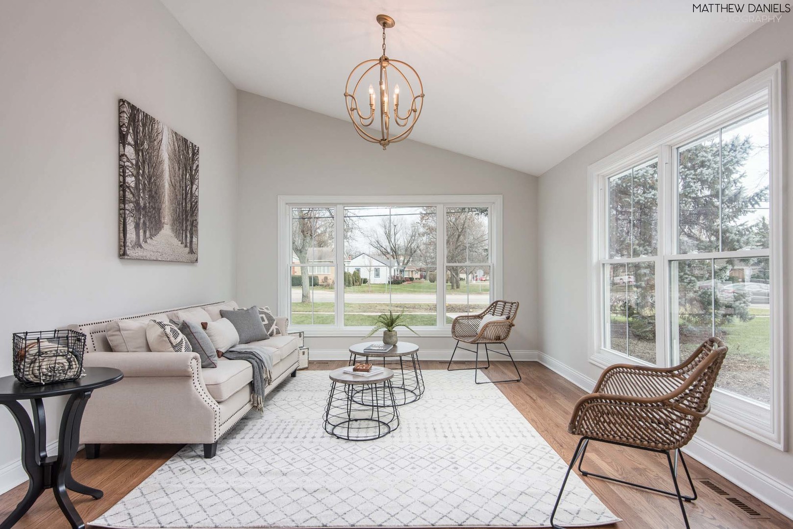426 Shermer Road Glenview, IL 60025 - Photo 8 of 52 a living room with furniture and a large window