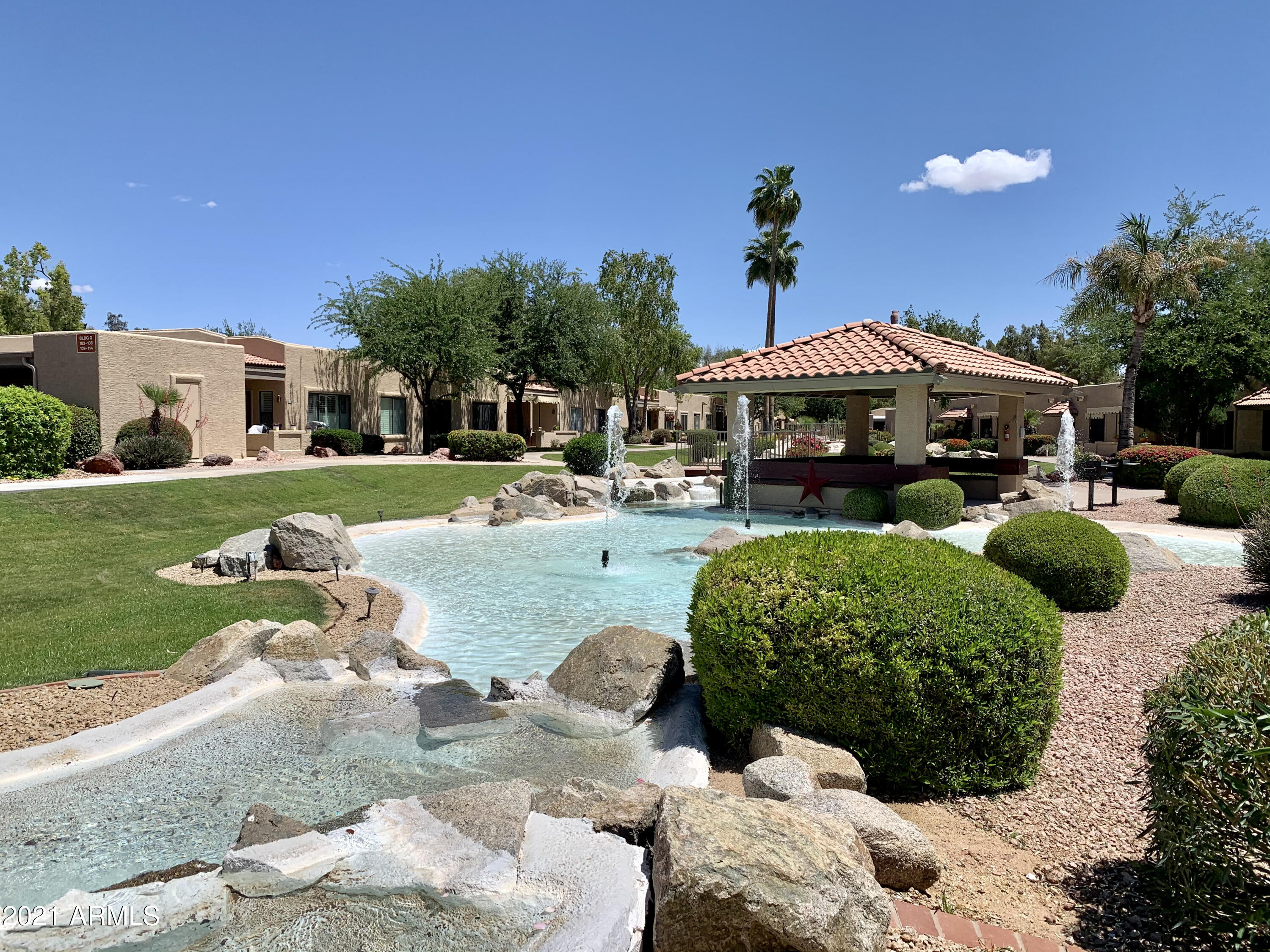14300 West Bell Road, Unit 70 Surprise, AZ 85374 - Photo 30 of 39 Sun Village Ponds, Gazebo from West