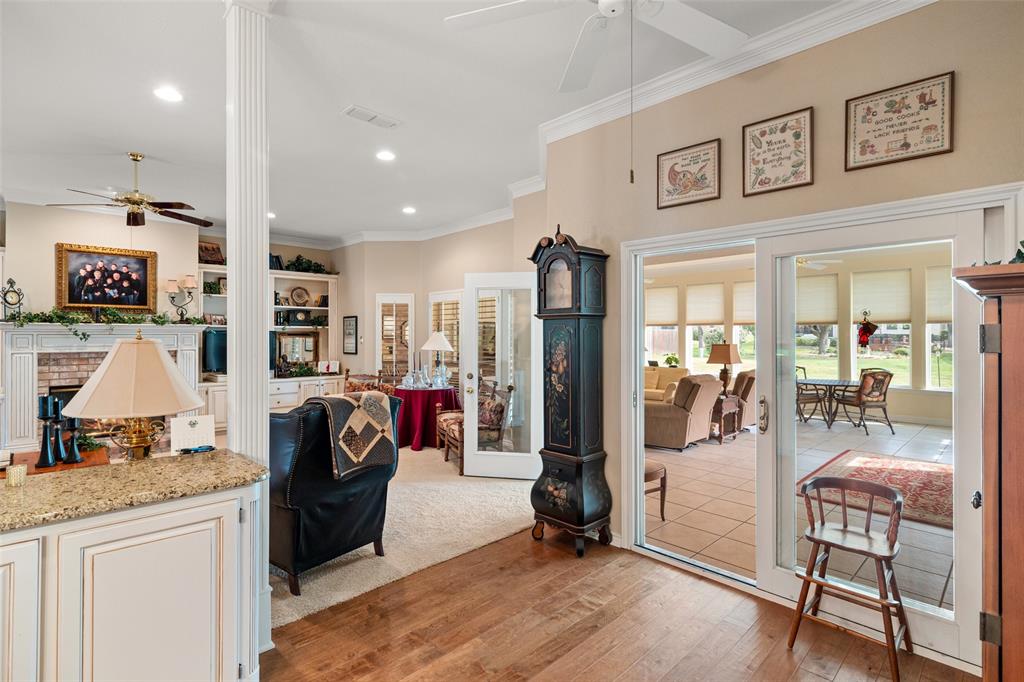 8913 Brierfield Road Granbury, TX 76049 - Photo 16 of 40 a view of a livingroom with furniture and a livingroom