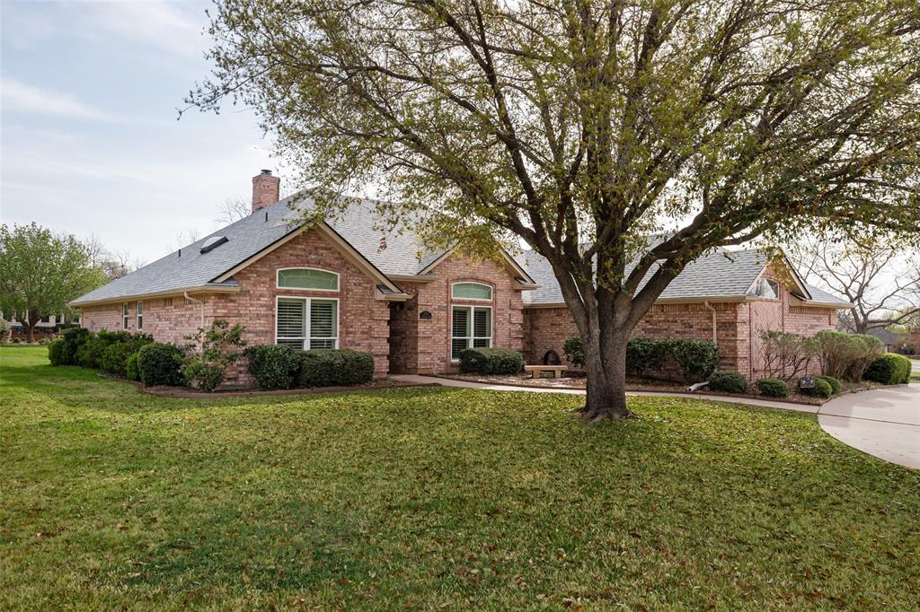 8913 Brierfield Road Granbury, TX 76049 - Photo 2 of 40 a front view of a house with yard and green space