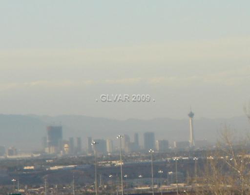 458 Leighann Road Henderson, NV 89015 - Photo 4 of 8 View. View of the Las Vegas Strip and Black Mountains