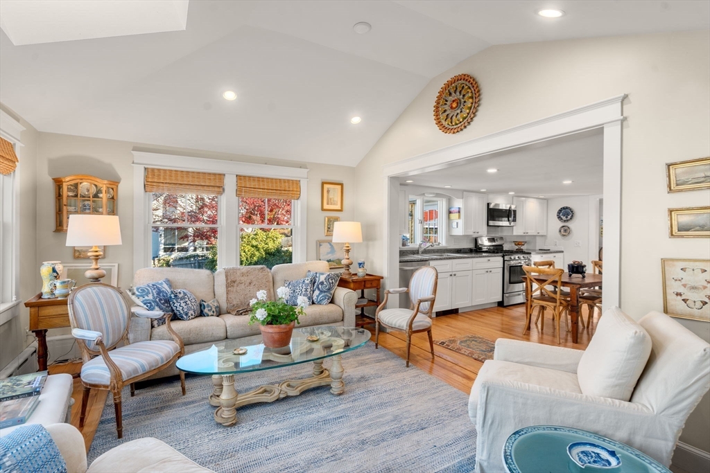 20 Haskell Street Gloucester, MA 01930 - Photo 3 of 27 a living room with furniture kitchen view and a large window