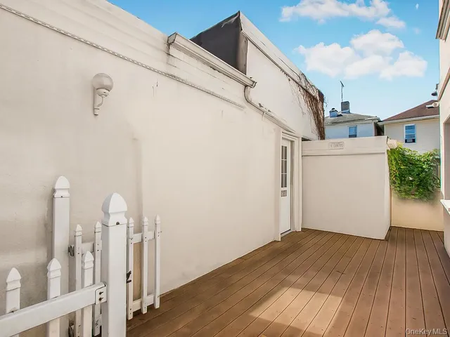 a view of a house with wooden floor