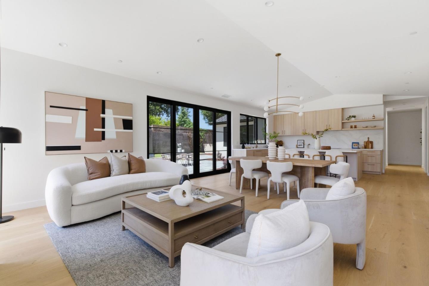 680 North San Antonio Road Los Altos, CA 94022 - Photo 6 of 19 a living room with furniture and a large window