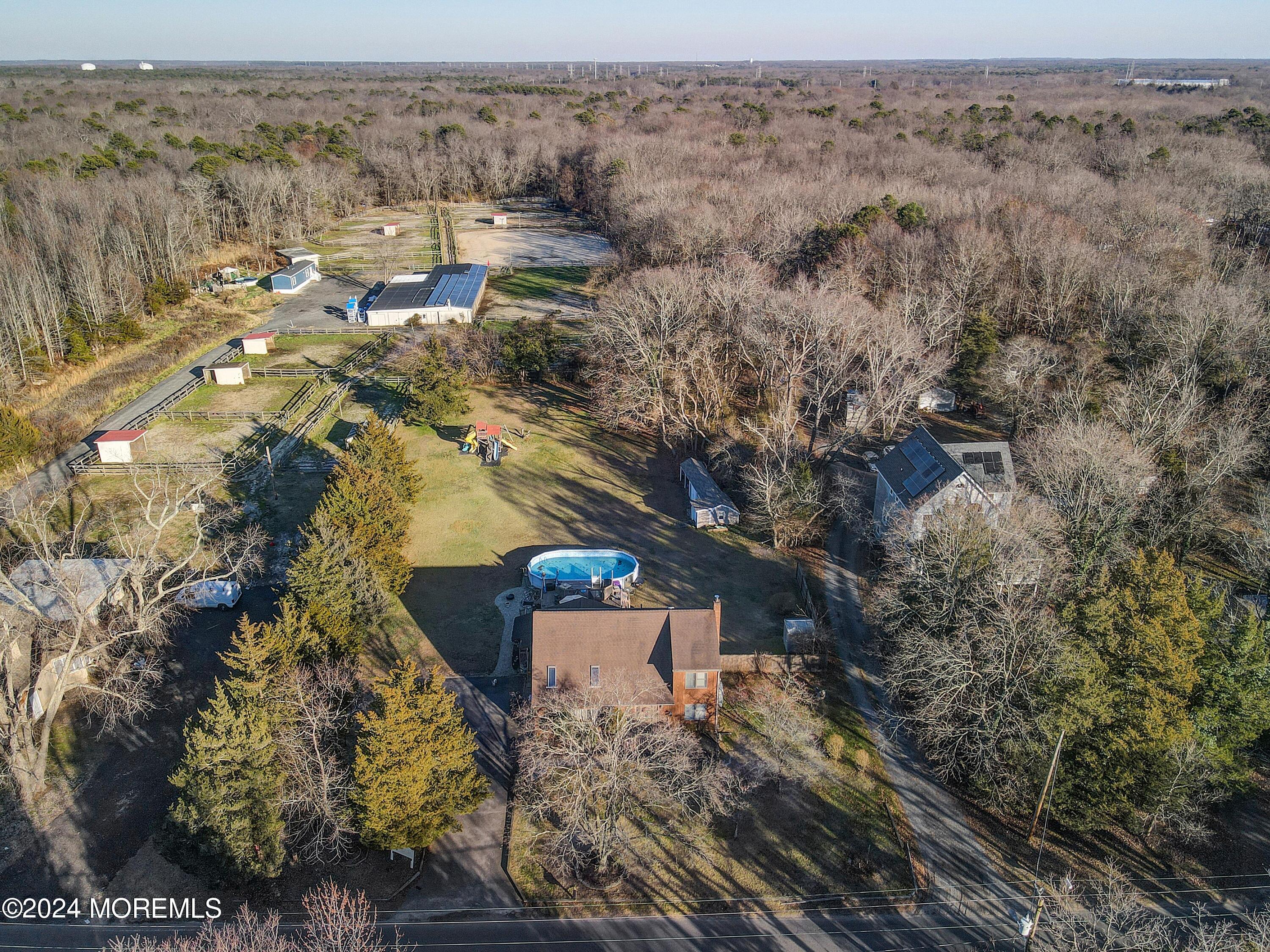 1058 Maxim Southard Road Howell, NJ 07731 - Photo 20 of 34 an aerial view of residential house with outdoor space