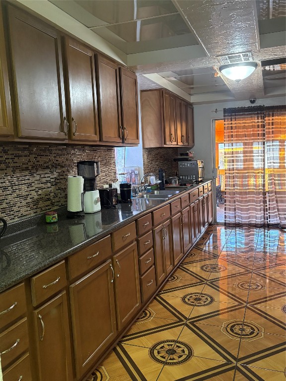 2013 Deats Road Dickinson, TX 77539 - Photo 38 of 50 a kitchen with stainless steel appliances granite countertop a sink stove and cabinets