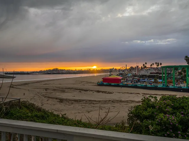 a view of a house with a yard and potted plants