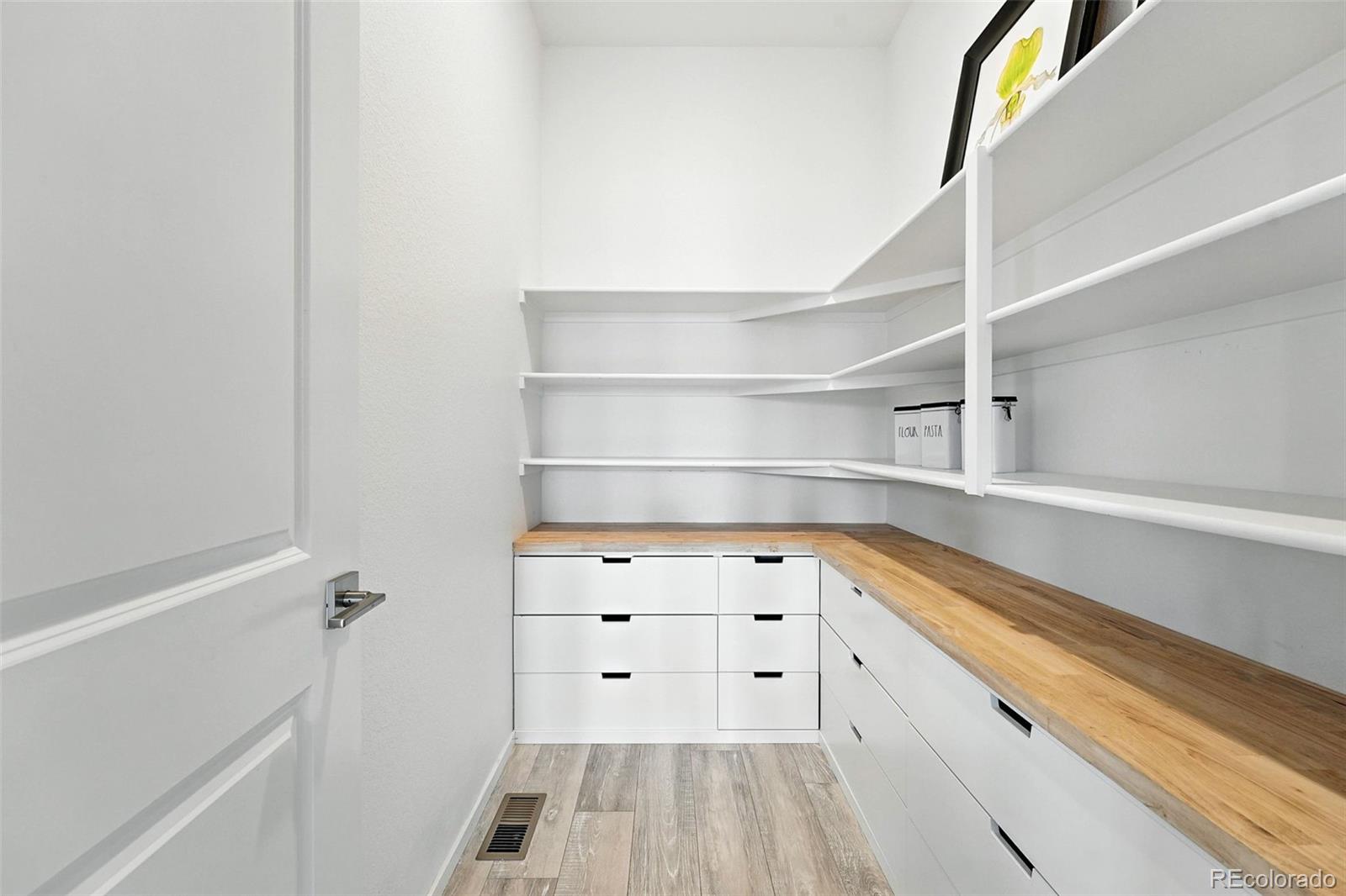 4855 Saddle Iron Road Castle Rock, CO 80104 - Photo 15 of 50 a view of walk in closet with empty racks