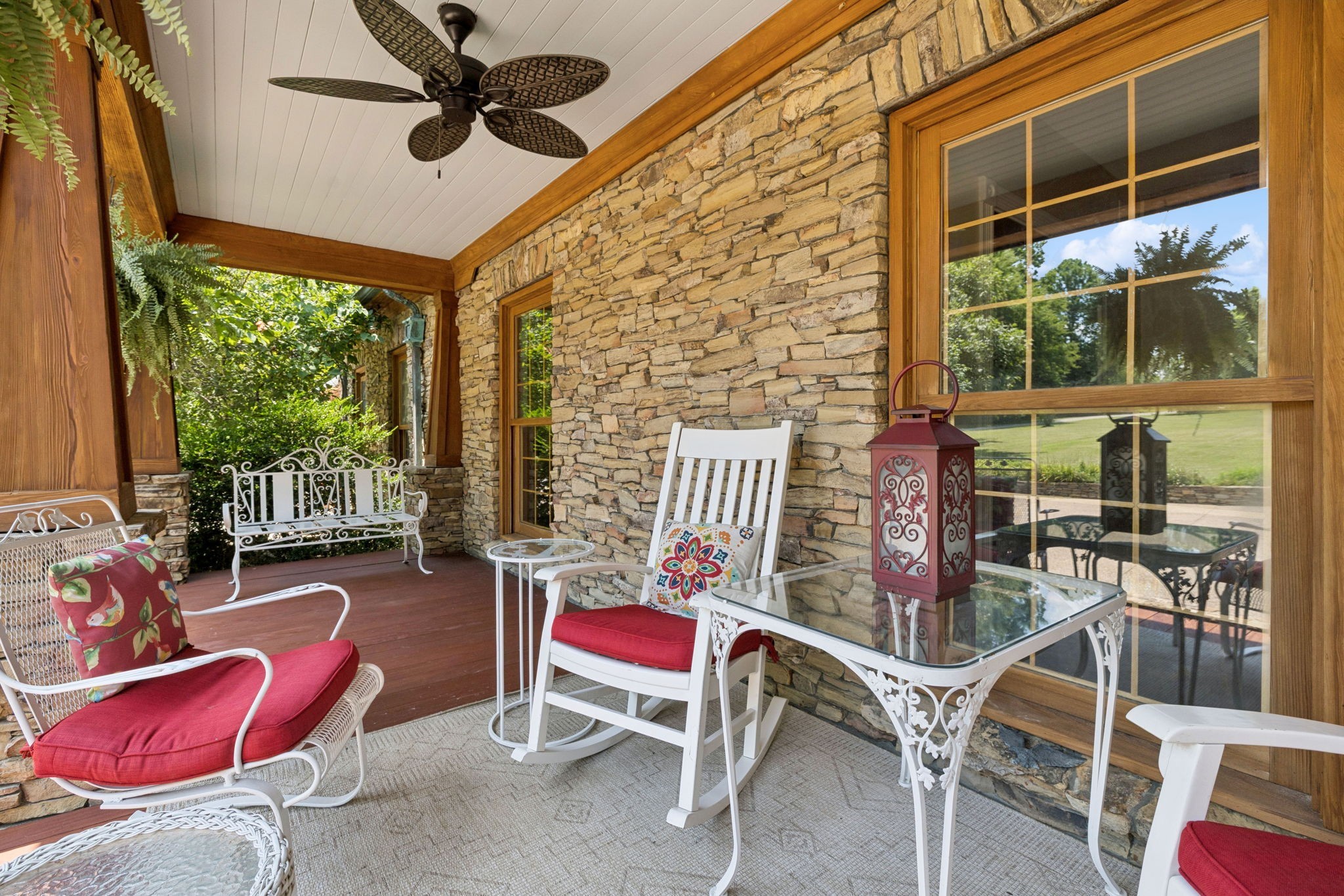 1374 Peter Pond Road Ashland City, TN 37015 - Photo 3 of 94 a outdoor space with patio the couches and a dining table with the view of living room