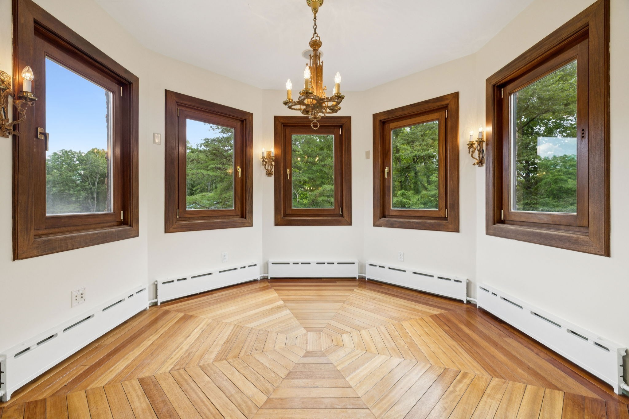 1374 Peter Pond Road Ashland City, TN 37015 - Photo 32 of 94 a view of an empty room with a window and wooden floor