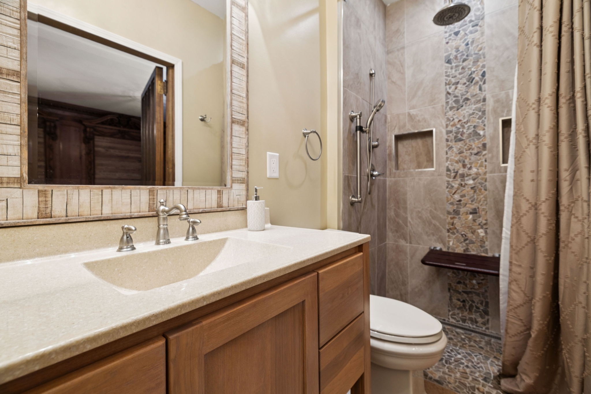 1374 Peter Pond Road Ashland City, TN 37015 - Photo 48 of 94 a bathroom with a sink toilet vanity and shower