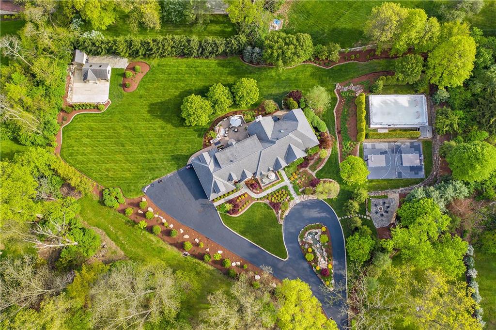 1706 Hastings Mill Road Pittsburgh, PA 15241 - Photo 2 of 25 an aerial view of a house with outdoor space pool seating area and yard
